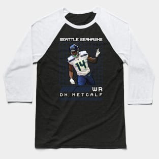 DK METCALF - WR - SEATTLE SEAHAWKS Baseball T-Shirt